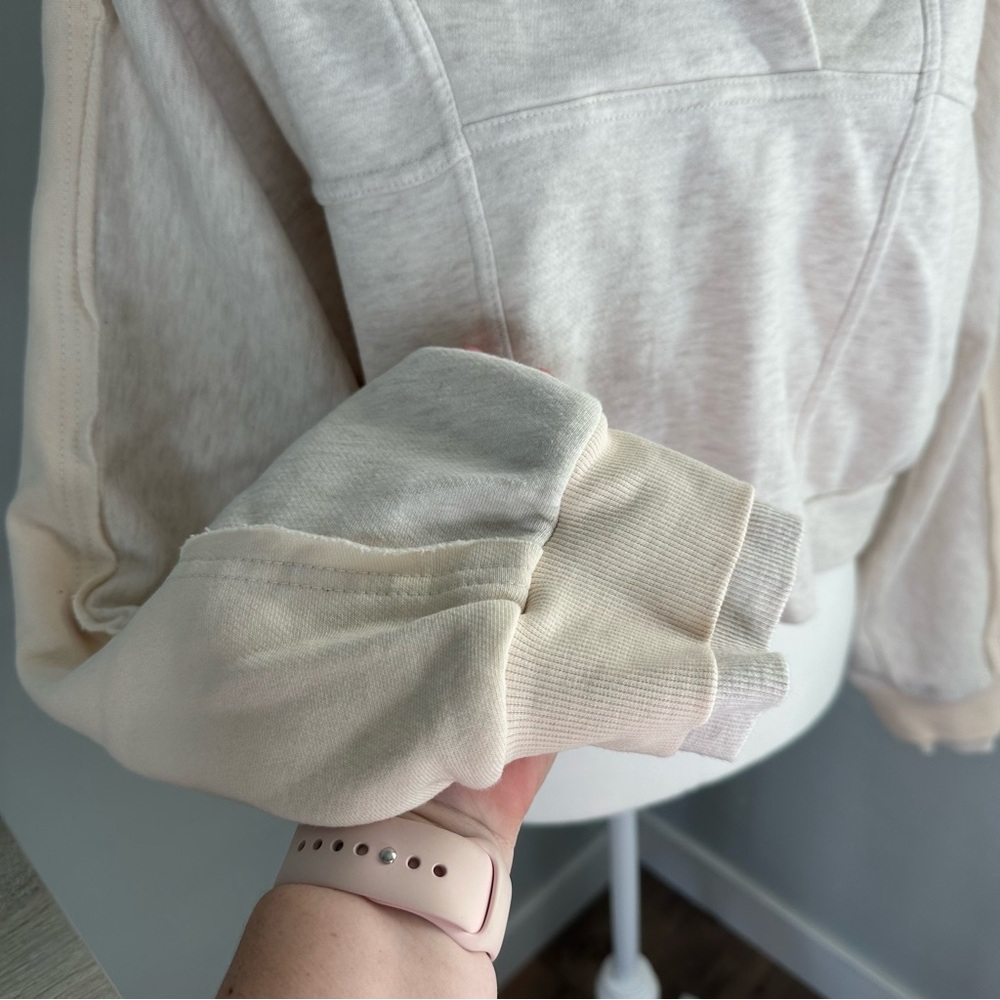Anthropologie Daily Practice V-Neck Shawl Collar Sweatshirt, Athleisure, Medium - Picture 4 of 12